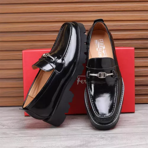 Replica Salvatore Ferragamo Leather Shoes For Men #1362019 $96.00 USD for Wholesale