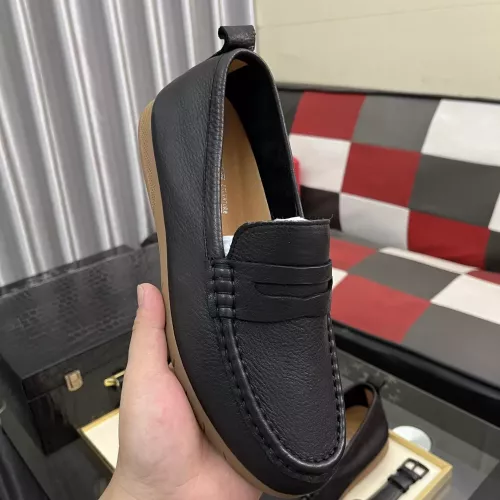 Replica Salvatore Ferragamo Leather Shoes For Men #1362169 $92.00 USD for Wholesale