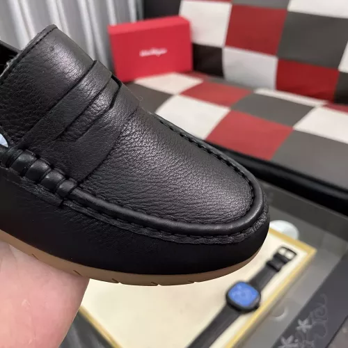 Replica Salvatore Ferragamo Leather Shoes For Men #1362169 $92.00 USD for Wholesale