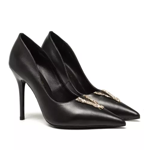 Replica Versace High-Heeled Shoes For Women #1363343 $80.00 USD for Wholesale
