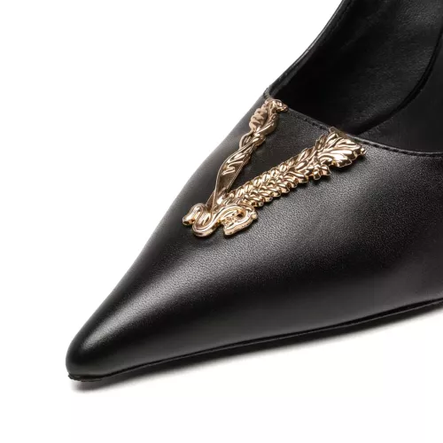 Replica Versace High-Heeled Shoes For Women #1363343 $80.00 USD for Wholesale