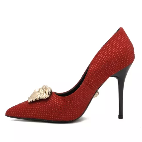 Replica Versace High-Heeled Shoes For Women #1363352 $82.00 USD for Wholesale