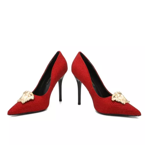 Replica Versace High-Heeled Shoes For Women #1363352 $82.00 USD for Wholesale