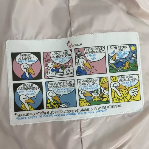 Replica Moncler Down Feather Coat Long Sleeved For Women #1363689 $160.00 USD for Wholesale