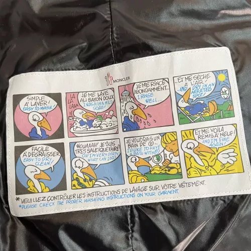 Replica Moncler Down Feather Coat Long Sleeved For Women #1363690 $160.00 USD for Wholesale