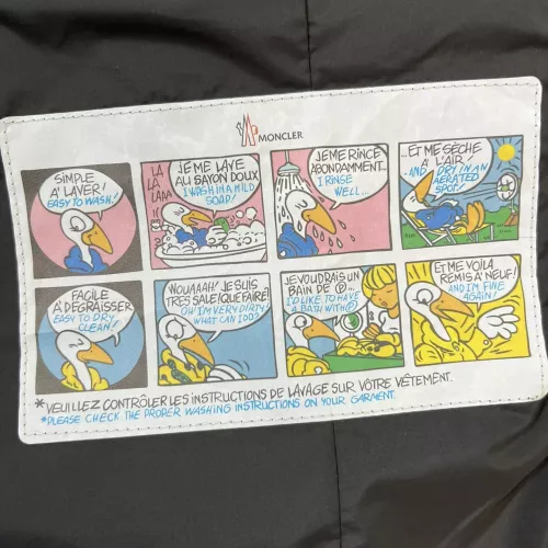 Replica Moncler Down Feather Coat Long Sleeved For Women #1363692 $160.00 USD for Wholesale