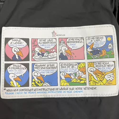 Replica Moncler Down Feather Coat Long Sleeved For Women #1363695 $192.00 USD for Wholesale