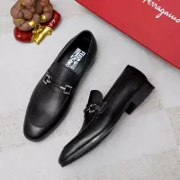 $88.00 USD Salvatore Ferragamo Leather Shoes For Men #1355586