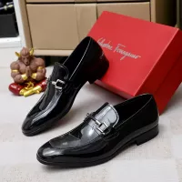 $88.00 USD Salvatore Ferragamo Leather Shoes For Men #1355587