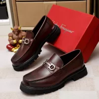 $88.00 USD Salvatore Ferragamo Leather Shoes For Men #1356313