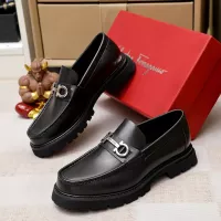 $88.00 USD Salvatore Ferragamo Leather Shoes For Men #1356314