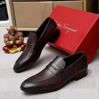 $88.00 USD Salvatore Ferragamo Leather Shoes For Men #1356317