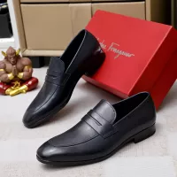 $88.00 USD Salvatore Ferragamo Leather Shoes For Men #1356319