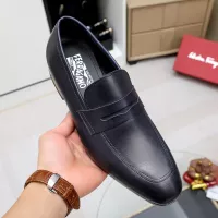 $88.00 USD Salvatore Ferragamo Leather Shoes For Men #1356319