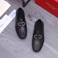 $92.00 USD Salvatore Ferragamo Leather Shoes For Men #1356490
