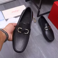 $92.00 USD Salvatore Ferragamo Leather Shoes For Men #1356490