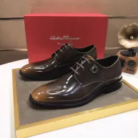 $100.00 USD Salvatore Ferragamo Leather Shoes For Men #1356497
