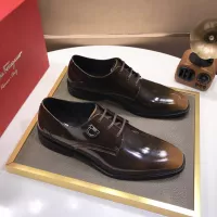 $100.00 USD Salvatore Ferragamo Leather Shoes For Men #1356497