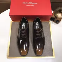 $100.00 USD Salvatore Ferragamo Leather Shoes For Men #1356497