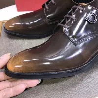 $100.00 USD Salvatore Ferragamo Leather Shoes For Men #1356497