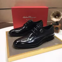 $100.00 USD Salvatore Ferragamo Leather Shoes For Men #1356498