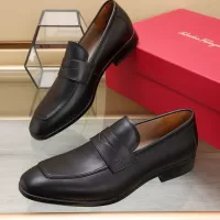 $122.00 USD Salvatore Ferragamo Leather Shoes For Men #1357318