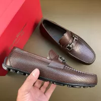 $88.00 USD Salvatore Ferragamo Leather Shoes For Men #1361609