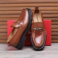 $96.00 USD Salvatore Ferragamo Leather Shoes For Men #1362015