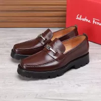 $96.00 USD Salvatore Ferragamo Leather Shoes For Men #1362016