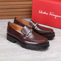 $96.00 USD Salvatore Ferragamo Leather Shoes For Men #1362016