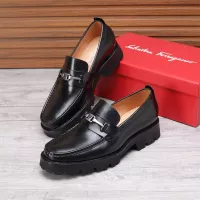 $96.00 USD Salvatore Ferragamo Leather Shoes For Men #1362018