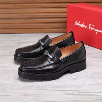 $96.00 USD Salvatore Ferragamo Leather Shoes For Men #1362018