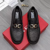 $96.00 USD Salvatore Ferragamo Leather Shoes For Men #1362026