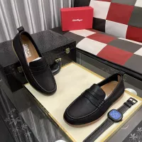 $92.00 USD Salvatore Ferragamo Leather Shoes For Men #1362169