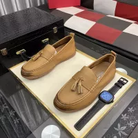 $92.00 USD Salvatore Ferragamo Leather Shoes For Men #1362171