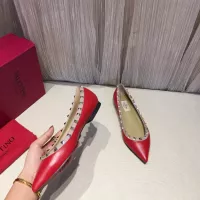$92.00 USD Valentino Flat Shoes For Women #1362295