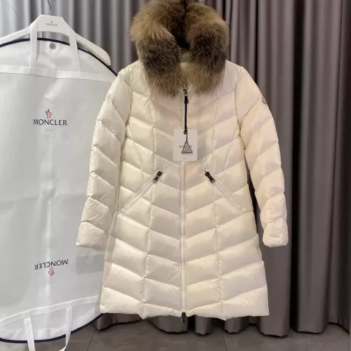 Moncler Down Feather Coat Long Sleeved For Women #1363761