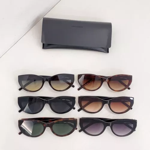 Replica Yves Saint Laurent YSL AAA Quality Sunglasses #1368260 $60.00 USD for Wholesale