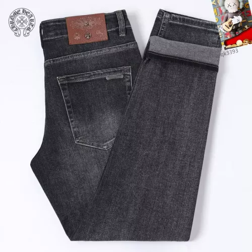 Replica Chrome Hearts Jeans For Men #1369503 $48.00 USD for Wholesale