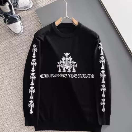 Replica Chrome Hearts Sweaters Long Sleeved For Men #1369772, $56.00 USD, [ITEM#1369772], Replica Chrome Hearts Sweaters outlet from China