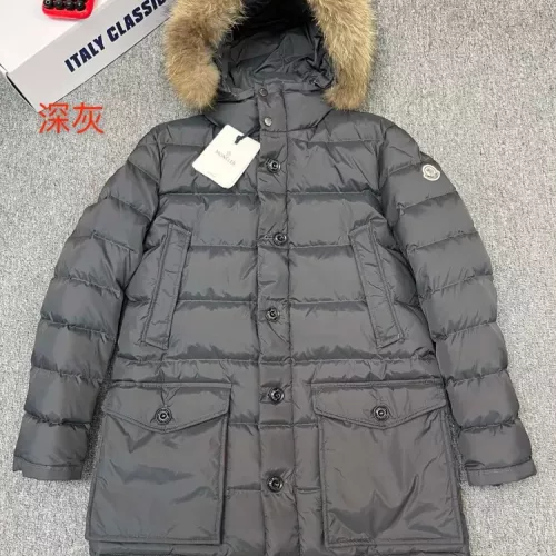 Moncler Down Feather Coat Long Sleeved For Men #1370094