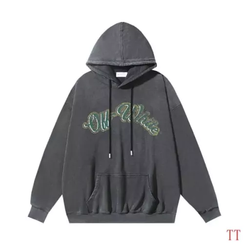Replica Off-White Hoodies Long Sleeved For Unisex #1370743 $56.00 USD for Wholesale
