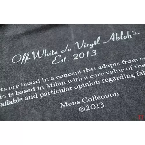 Replica Off-White Hoodies Long Sleeved For Unisex #1370748 $56.00 USD for Wholesale