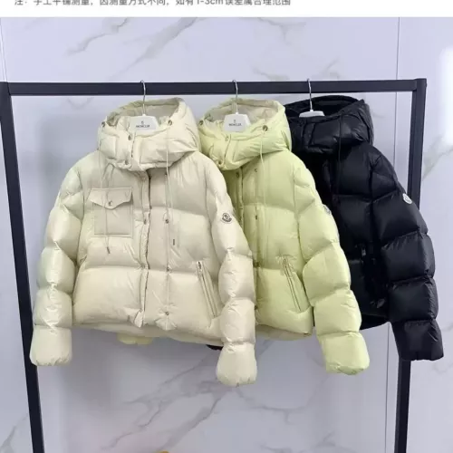 Replica Moncler Down Feather Coat Long Sleeved For Women #1371081 $172.00 USD for Wholesale