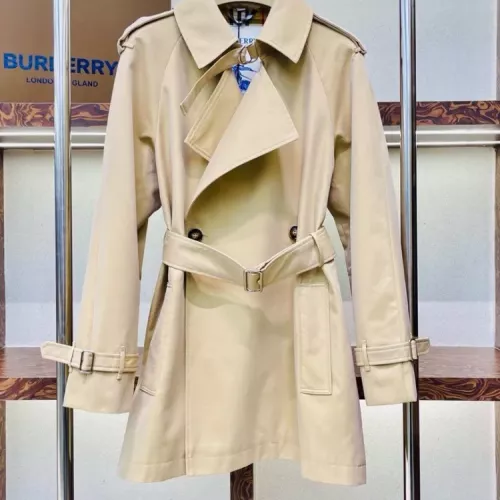 Replica Burberry Trench Coat Long Sleeved For Women #1371111, $172.00 USD, [ITEM#1371111], Replica Burberry Trench Coat outlet from China