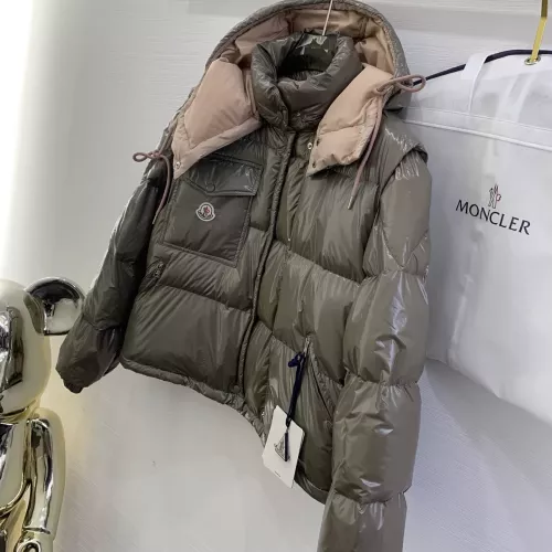 Replica Moncler Down Feather Coat Long Sleeved For Women #1371144 $170.00 USD for Wholesale