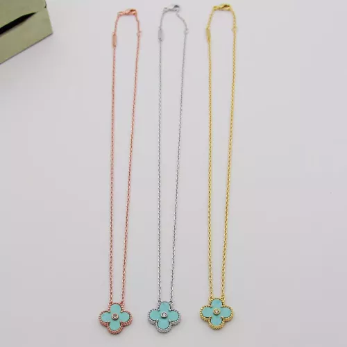 Replica Van Cleef & Arpels Necklaces For Women #1371401 $25.00 USD for Wholesale