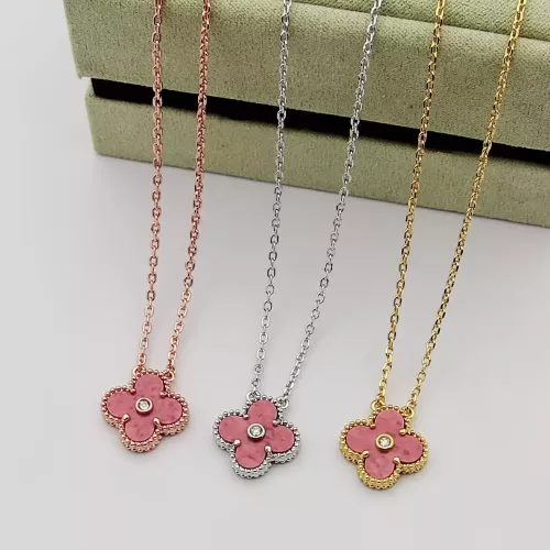 Replica Van Cleef & Arpels Necklaces For Women #1371407 $25.00 USD for Wholesale