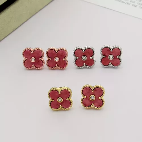 Replica Van Cleef & Arpels Earrings For Women #1371410 $25.00 USD for Wholesale