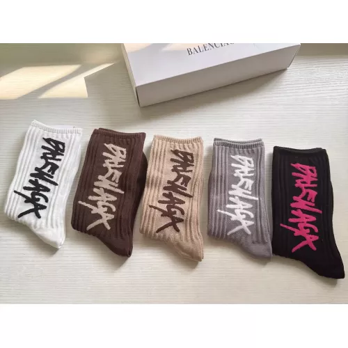 Replica Balenciaga Socks For Women #1372590 $29.00 USD for Wholesale